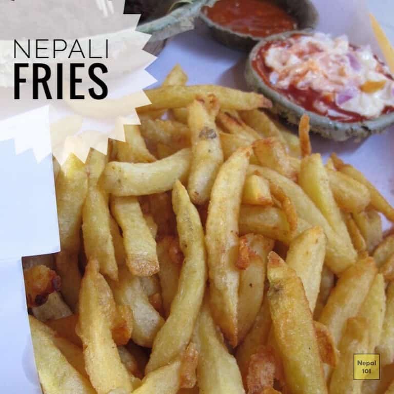 BK's fries in Thamel