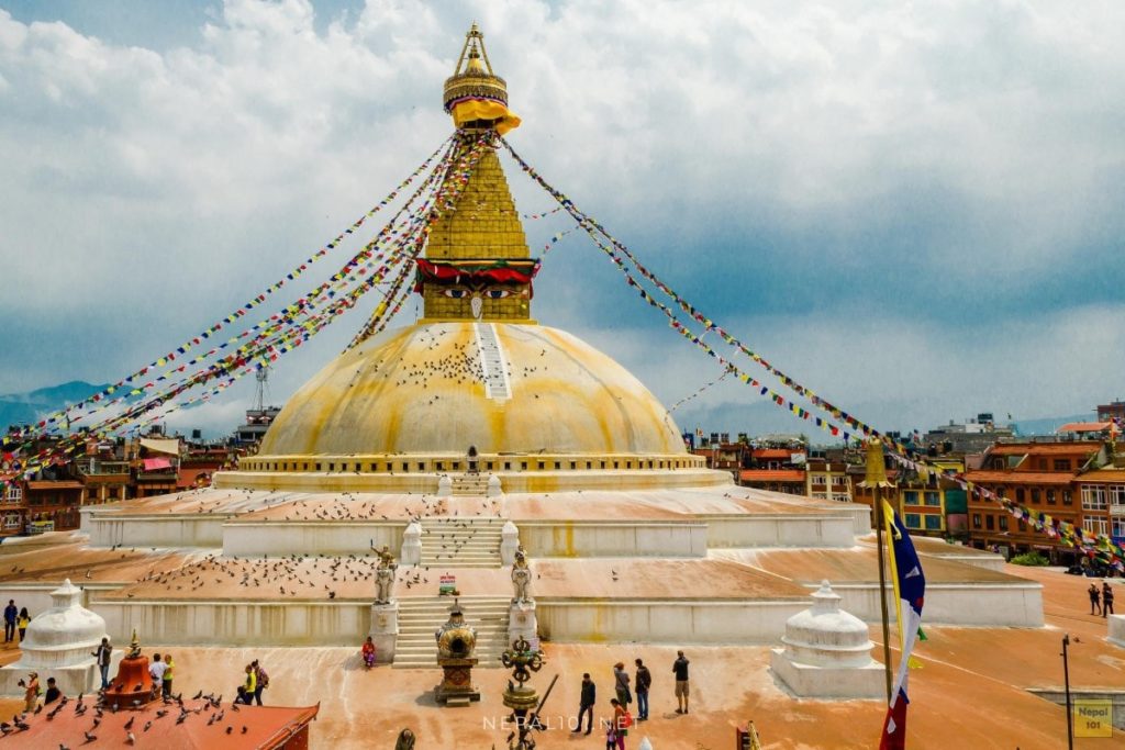 Boudhanath Stupa world heritage site Nepal
