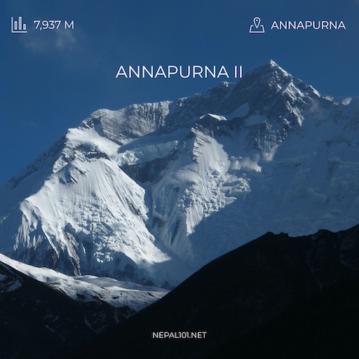 Annapurna II, 10th highest mountain in Nepal