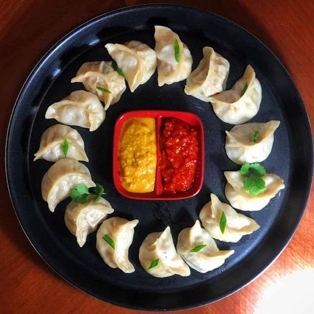 homemade chicken momos